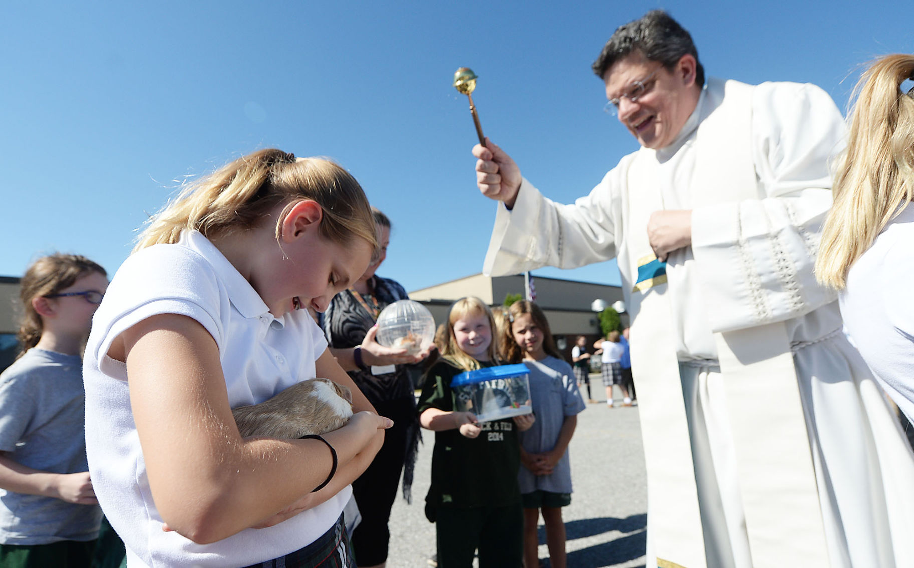 Saint Patrick School Pet Blessing